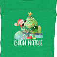 thumbnail image 4 of Inktastic Buon Natale Cute Santa and Christmas Tree Boys or Girls Baby Bodysuit, 4 of 5