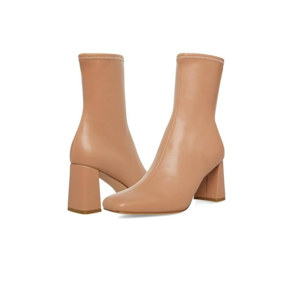 Steve Madden Harli Boot Women's US 6 Blush Square Toe Block Heel Bootie JOBB1829