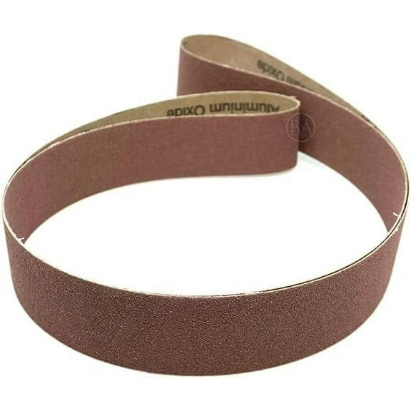 Benchmark Abrasives 2" x 72” Aluminum Oxide Sanding Belts for Grinding Deburring Polishing Rust Removal on Metal, Stainless Steel, and Carbon Steel, Use with Belt Disc Sander (6 Pack) - (150 Grit)