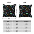 thumbnail image 2 of Fuzoiu Gamepads Print Square Pillow Cover,Hidden Zipper Design,Luxury Square Pillow Case, Throw Pillow,Couch Cushion-22"x22", 2 of 7