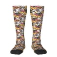 thumbnail image 1 of Gaeub Chaussettes Design Imprimé Chat Mignon Chaussettes Hautes Extensibles pour Hommes Femmes Adolescents, Chaussettes de Softball Soccer pour Randonnée, Sport, 1 of 6
