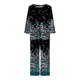 thumbnail image 4 of Puntoco Conjunto de pijama cómodo de dos piezas con cuello redondo y manga larga para mujer, conjunto deportivo, 2 piezas Puntoco Puntoco-1223, 4 of 5