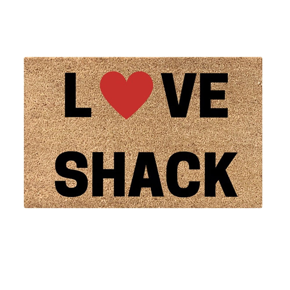 UHEOUN Valentine's Day Door Mat 24" x 16" Love Heart Printed