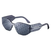 Christian Dior Diorclub M6U Sunglasses Blue Logo Oblique