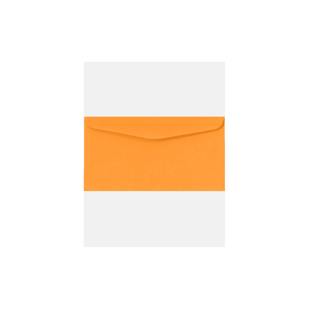LUXPaper #6 3/4 Regular Envelopes, 3 5/8 x 6 1/2, Electric Orange, 1000/Pack
