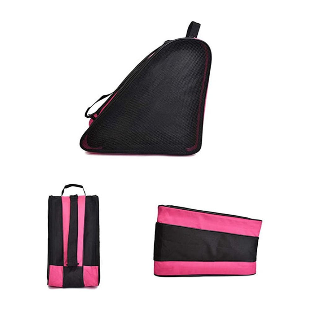 Roller Skate Bags, Oxford Cloth Ice Skates Storage Bag with Adjustable Shoulder Strap, Figure Skating Shoes Carry Bags Roller Container, Roller Skate Accessories