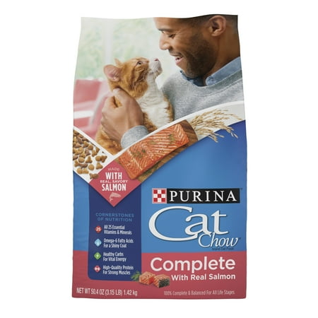 UPC: 0017800194778 | Purina Cat Chow High Protein Salmon Dry Cat Food 3.15 lb Bag
