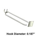 thumbnail image 1 of Azar 700828 8" Metal Scan Hook (0.187" Diameter), 50 Pack, 1 of 1