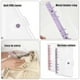 thumbnail image 2 of 2 Pack A6 Soft PVC 6 Rings Binder,Clear Budget Binder, Planner Binder, 2 of 5
