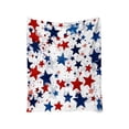 thumbnail image 2 of AuroraX 4th of&nbsp;July Throw Blanket for Couch with Designs White Fleece Sofa Blanket,Patriotic Bow Printed 50x60 inch Independence Day Home Decor, 2 of 6