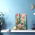 thumbnail image 5 of 12x18 inch Paintings Wall Decor Cactus & Flower Garden Decor Poster,Classic Garden Decor Accessory,Indoor Home Living Room,Study,Bar,Cafes Wall Art Decor Poster Canvas,For Cactus Lovers Gift, 5 of 6