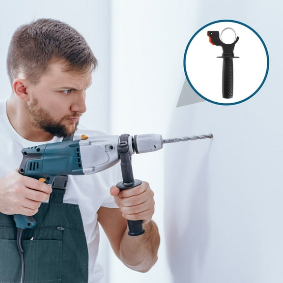 HONITANO 2Set Electric Drill Handle Black Anti-skid Comfortable Grip Ergonomic Design For Handyman