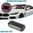 thumbnail image 2 of Unique Bargains Car Alarm Light Solar Power Waterproof LED Car Anti Theft Device with USB Port Light Red Shell Black, 2 of 8