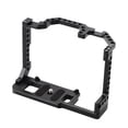 thumbnail image 1 of Jaula para cámara Andoer Camera Cage Aleación de aluminio con doble montaje en zapata fría Tornillo de 1/4 pulgadas Compatible con Canon EOS 90D / 80D / 70D DSLR Camera Andoer Jaula de cámara, 1 of 6