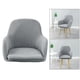 thumbnail image 4 of Funda de sofá Funda de silla Funda de sofá individual integrada Funda de oficina impermeable de un solo asiento gris, 4 of 8