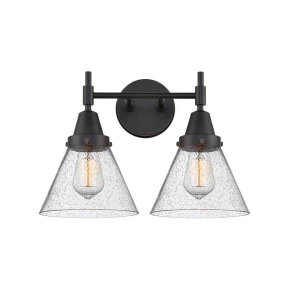 Innovations 447-2W-BK-G44-LED Two Light Bath Vanity