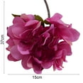 thumbnail image 5 of 1Pc Clear Texture Fake Flower Easy to Maintain Plastic Table Centerpiece Artificial Plant Party Decor, 5 of 8