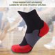 thumbnail image 4 of 1 par de calcetines deportivos elásticos transpirables unisex para deportes al aire libre (rojo), 4 of 8