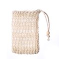 thumbnail image 1 of Bolsa de jabón de sisal con cordón para colgar Bolsa de jabón de ramio Bolsa de jabón de red espumosa Bolsa de jabón de algodón y lino, 1 of 6