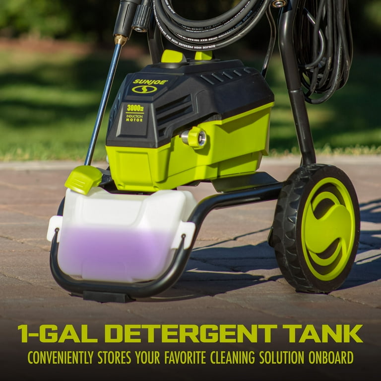 Sun Joe High Performance Electric Pressure Washer with Quick Connect Nozzles Extension Wand Brushless Induction Motor