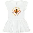 thumbnail image 3 of Inktastic Thanksgiving Turkey Fall Holiday Wreath Girls Baby Dress, 3 of 5