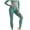 Green, variant on HAiming Seamless Leggings for Women High Waisted Butt Lifting Yoga Pants Gym Workout Breathable Tights Bottom Trousers