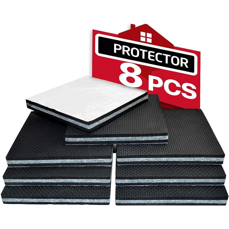 Non Slip Furniture Pads X-Protector - 8 PCS 1 1/2” - Premium Furniture  Grippers - Round Furniture Pads - Self-Adhesive Rubber Feet for Furniture -  Non Skid Furniture Pads - Keep Furniture in Place! 