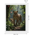 thumbnail image 2 of Diamond Art Kit for Adults, Tigers In Lush Forest Pathway Diamond Painting for Adults Beginners, 5D DIY Diamond Art Painting Kits, Colorful Diamond Painting Craft for Home Decor 12x16, 2 of 7