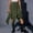 Green, variant on Daolelai Women's Renaissance Flowing Fairy Dress Contrast Lace Tiered Asymmetric Mini Skirt