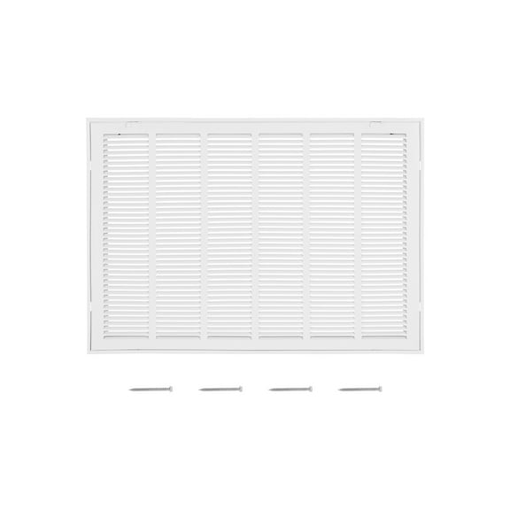 VEVOR Return Air Filter Grille, Fits W30 x H20 Inch Duct Opening, Filter Not Included, Return Air Vent Cover for Wall, Powder-Coated Steel Return Air Grill Detachable Face/Door for 1 inch Filters
