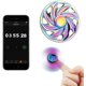 thumbnail image 2 of 3-5 Minutos Fidget Spinner EDC Hand Fidget Toy, Rainbow Multicolor Volante Aleación de Galvanoplastia Reductor de Estrés Alta Velocidad Acero Inoxidable Rodamiento Dedo Tri-Spinner Alivio Juguetes para Enfoque ER, 2 of 5