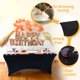 thumbnail image 3 of Mantel BRILLMAX de spandex negro de 6 pies para mesa rectangular, 3 of 7