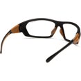 thumbnail image 4 of Carhartt CHB210DCC Carbondale SAFETY Glasses, Black/Tan Frame, Clear Lens, 4 of 5