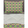thumbnail image 3 of Geometric Comforter & Sham Bedding Set, Colorful Mosaic Polygonal Shapes, 3 pcs Duvet Set Microfiber Filling Quilt, 5 Sizes, Multicolor, by Ambesonne, 3 of 4