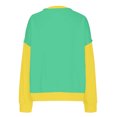 thumbnail image 3 of Women Sweatshirts Womens Long Sleeve Sweatshirt Womens Pullover Sweatshirt Green Cute Crewnecks for Women Fall Basics Womens Clothing Daily Wear, 3 of 7