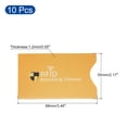 thumbnail image 2 of Fundas NFC Uxcell Protect Fundas para tarjetas de crédito con bloqueo RFID, Naranja Amarillo 10 Paquete, 2 of 5