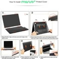 thumbnail image 5 of Mosiso Case for MacBook Pro 14 inch 2023 2022 2021 Release M3 A2918 A2992 M2 A2779 M1 A2442 Pro Max Chip with Touch ID, Hard Shell Cover for Mac Pro 14 inch, Crystal Black, 5 of 6