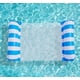 thumbnail image 3 of Colchón inflable azul para piscina, hamaca flotante inflable, hamacas de agua, flotador de piscina 4 en 1, hamaca inflable flotante, hamaca de agua portátil para playa, 3 of 4