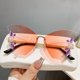 thumbnail image 4 of Pearl Europa y los Estados Unidos bailan mariposa diamante gafas de sol de montura grande gafas de sol de moda para mujer, 4 of 5