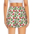 thumbnail image 3 of Picia Watermelons Pattern Women's 2 in 1 Athletic Running Shorts High Waisted Workout Casual Gym Sweat Shorts with Comfy Liner Zipper Pockets-Small, 3 of 9