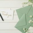 thumbnail image 4 of HOHAHO 100 pack Sage Green A7 Envelopes for 5x7 Cards,Self Adhesive with Golden Wax Stickers,Perfect for Wedding Invitation, Greeting, Birthday Baby Shower Invitations(Envelope 5.25 x 7.25 ), 4 of 8