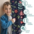 thumbnail image 3 of Blackout Kids Curtains,Pioneer Flower Floral Print Pattern Childrens Insulated Curtains Set Of 2,Bedroom Essentials,Toddler Room Decor 52"x63", 3 of 5
