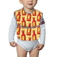 thumbnail image 6 of Hirioo Hot Chili for Baby Waterproof Pocket Bib Adjustable Closed for Babies Toddlers with Large Pocket 6-24Months, 6 of 8