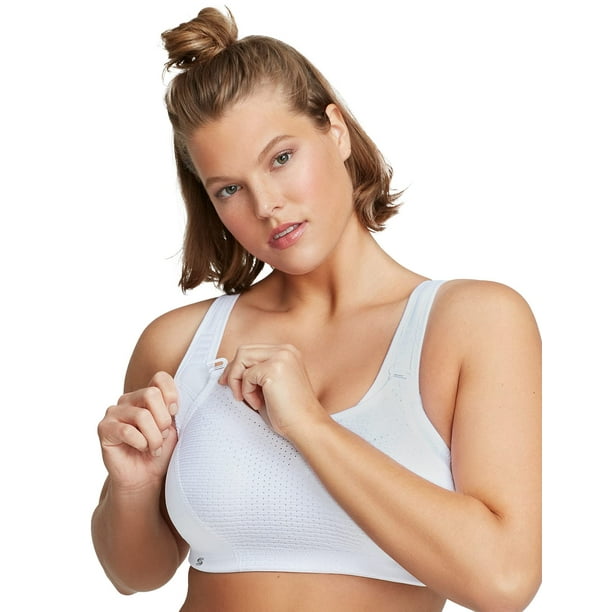 Women's sports bra, size 40D. Brand is Glamorise. Clean with no