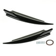 thumbnail image 2 of Rear Bumper Side Splitters, Bright Black Scratch  Rear Bumper Splitters Fancy Design Perfect Fit  for CLA-Class C117 CLA45  Line 2013-2019, 2 of 8