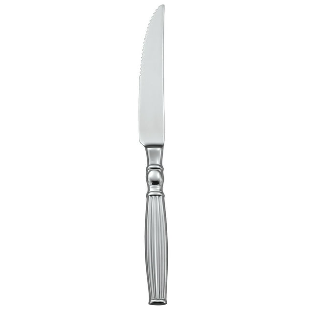 Oneida T061KSSF Couteau à Steak 9 5/8 Pouces en Acier Inoxydable 18/10, Motif Colisée