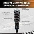 thumbnail image 3 of maXpeedingrods Coilover for Honda Civic 1989-2000, for Honda CRX 1989-1991, for Acura Integra 1995-2000, 24 Levels Damper Adjustable Suspension Kit, 3 of 9