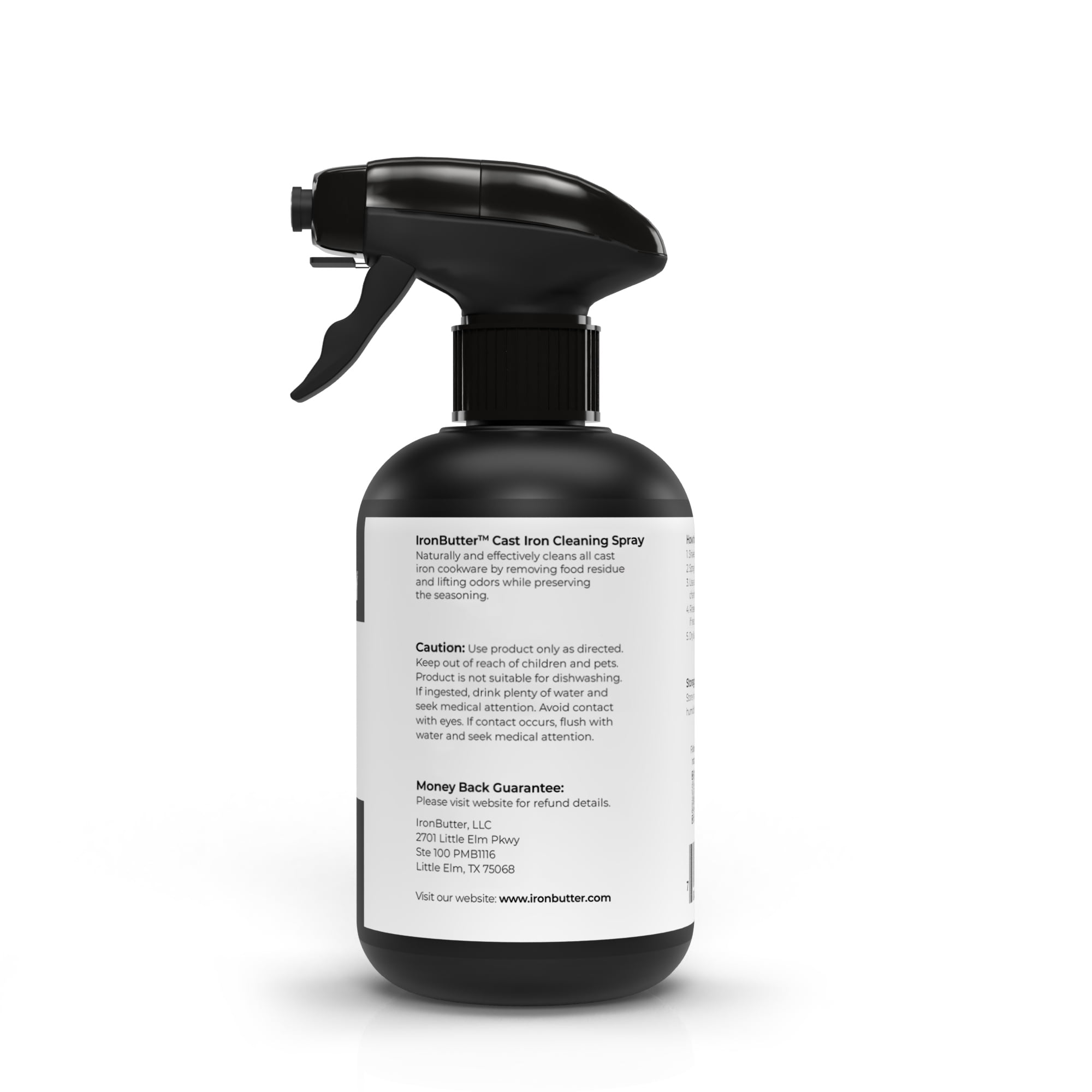 IRONBUTTER Cast Iron Soap Spray (12 Fl oz) 100% All Natural Ingredients (2 pack)