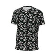 thumbnail image 6 of Wukai Daisies Flowers Print Men's Short-Sleeved Mesh T-Shirt,Quick-Dry Short Sleeve Workout T-Shirt-XX-Large, 6 of 8