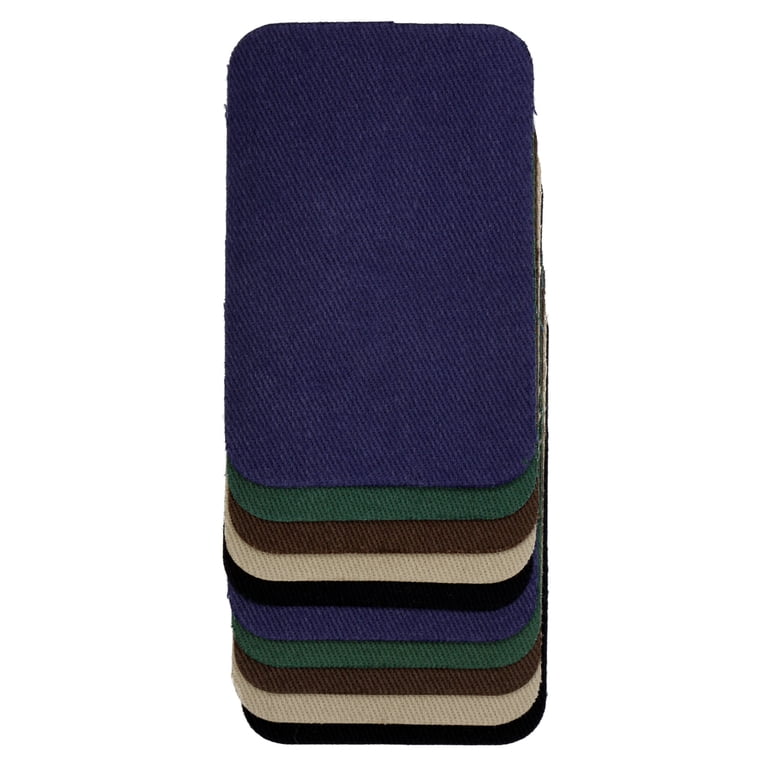 Prym 929356 suède patches om te naaien, 10 x 14 cm, marineblauw